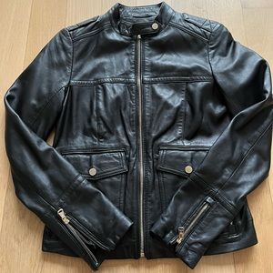 Massimo Dutti Leather Jacket